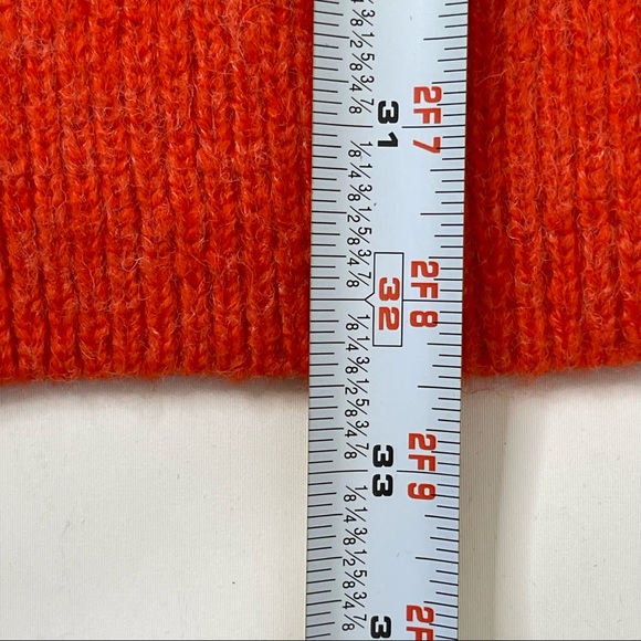 Lucky Brand Wool Blend Open Front Brushed Plaid Oversized Knit Cardigan Sz M - Picture 11 of 14